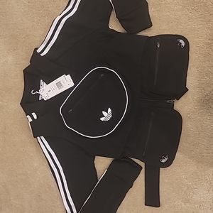 Adidas  JI WON CHOI Black/White track jacket size small in women's, brand new